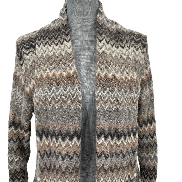 Simply Natural Myssoni Cardigan 100% Baby Alpaca Size XL Sweater - Picture 3 of 7